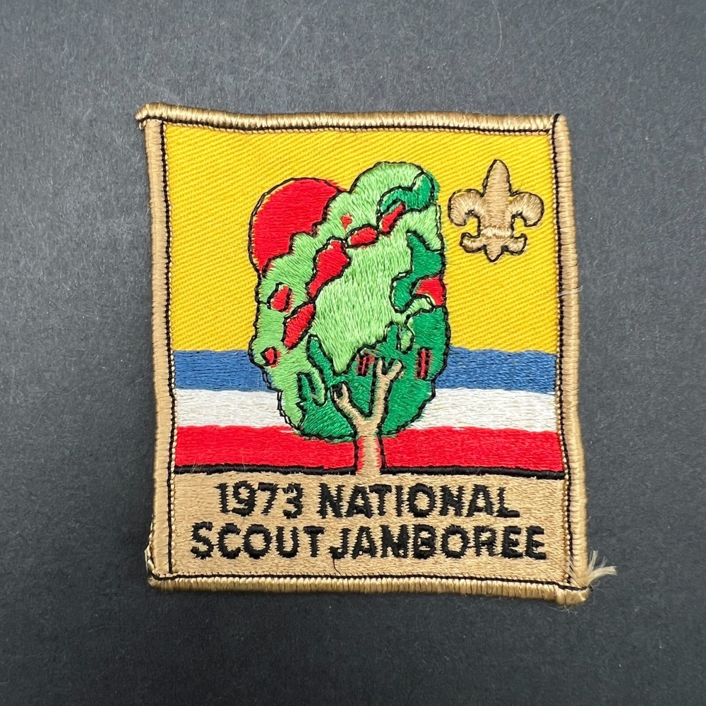 Vintage Boy Scout Patch 1973 National Jamboree Dual Location Idaho Pennsylvania